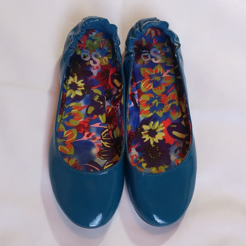 Teal - Peacock Blue - Ballerina Flats
